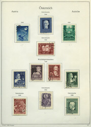 Österreich 1945-1995: Gestempelte Sammlung im KABE-Vordruckalbum, ...